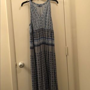 Blue print maxi